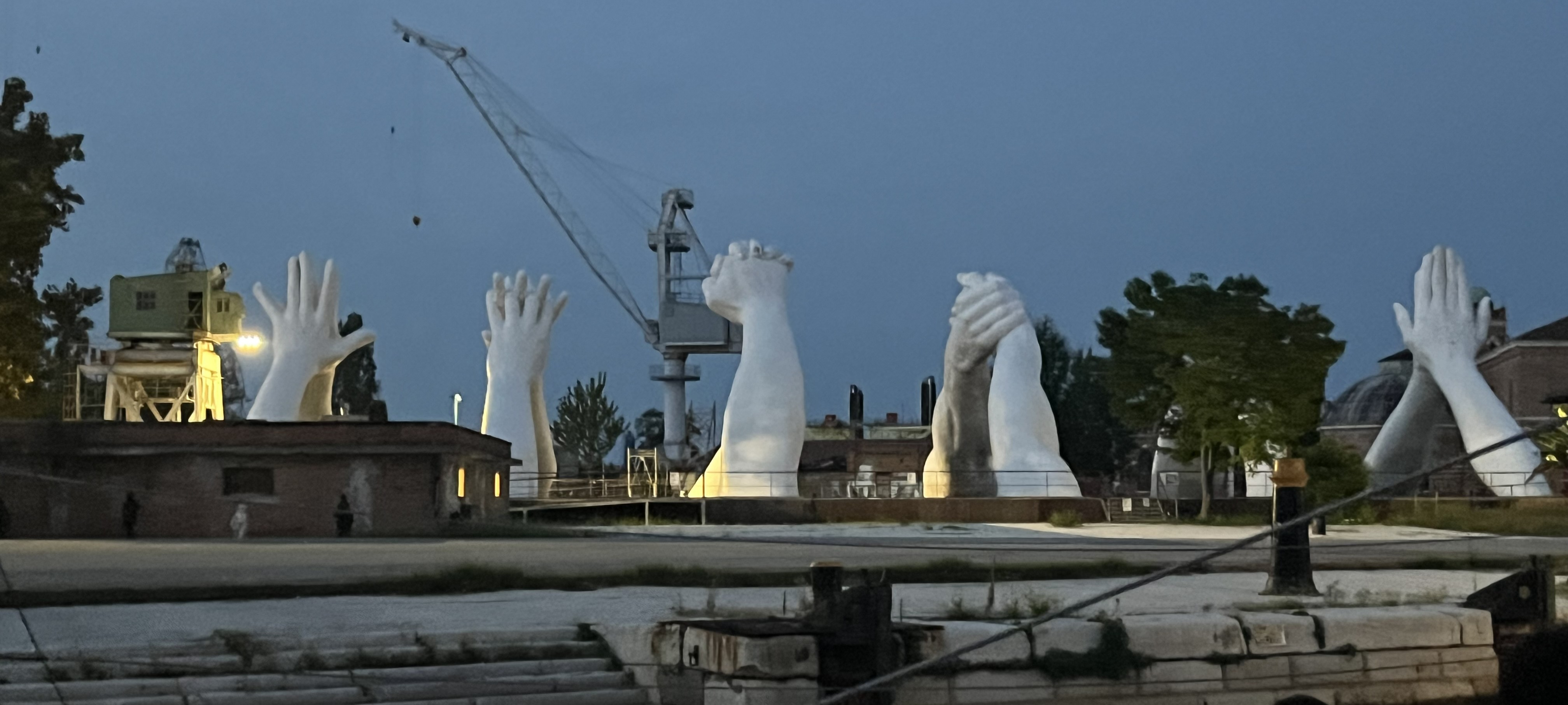 Embraced Hands Venice Italy 
